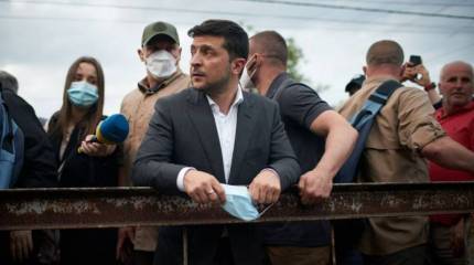 Рейтинг президента Украины Зеленского упал до антирекордных значений