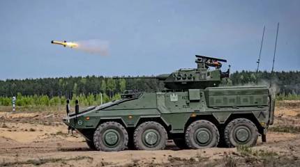 Вильнюс «усиливает противотанковую мощь» с помощью оснащения БМП Vilkas ракетами Spike