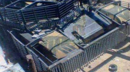 Усиленная защита сирийских Т-72 выдерживает попадание реактивных гранат