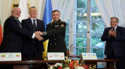 Литовско-польско-украинская бригада начала учения