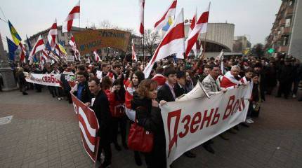 Белорусские майданутые показали себя