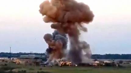 Показано необычное применение "Змея Горыныча" в районе Марьинки