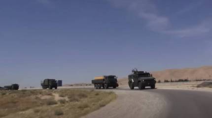 Генерал-майор ВС РФ подтвердил данные о срабатывании взрывного  устройства на пути следования российской колонны в Сирии