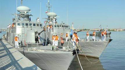В Астрахань с дружественным визитом прибыли корабли ВМС Ирана