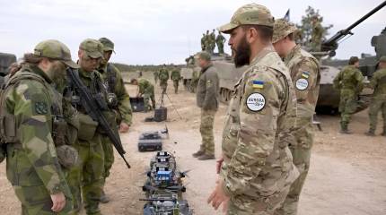 Украинские консультанты по БПЛА приняли участие в учениях НАТО в Швеции