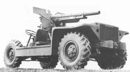 American wheeled self-propelled guns 75 mm Gun Motor Carriage T27
