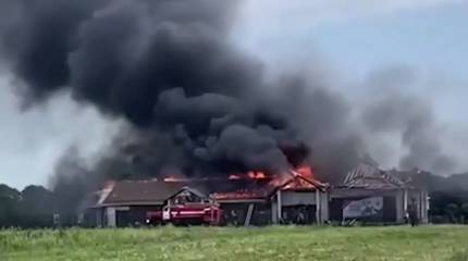 Украинские боевики разрушили культурно-досуговый центр в пригороде Рыльска Курской области