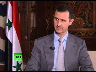 Эксклюзивное интервью Башара Асада телеканалу RT