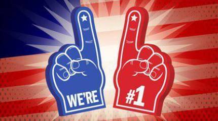 Американцы свято верят, что их страна является самой крупной, богатой и развитой в мире