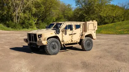 Компания Oshkosh Defense представила гибридный броневик eJLTV
