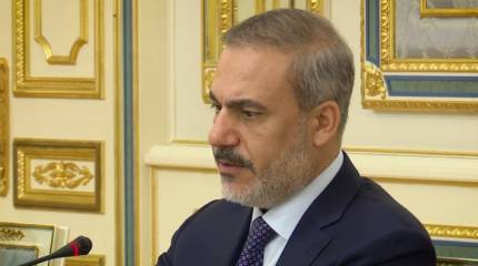 Глава турецкого МИД встретился с президентом Украины в Киеве