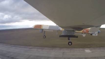 Минобороны показало уничтожение воздушной цели ударным беспилотником «Орион»