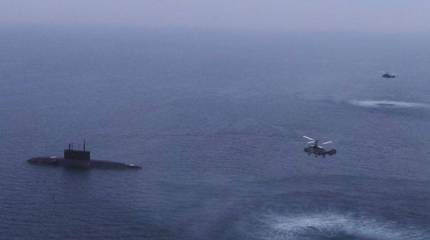 В Чёрном море подлодки ВМФ РФ отрабатывали ракетный удар по кораблям условного противника