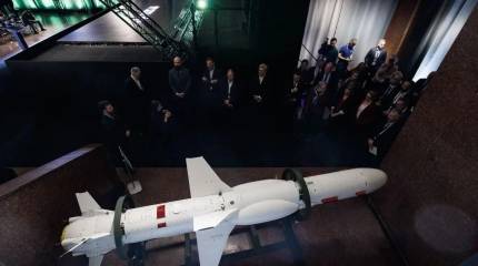 В Киеве показали ракеты «Нептун», «Пекло» и БЭК Magura V7 в зенитном варианте