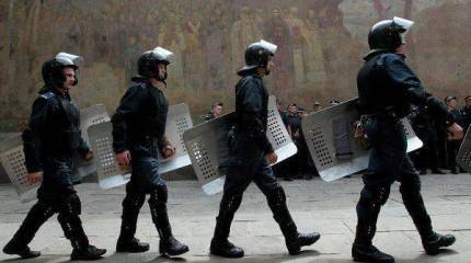 Взрыв в микрорайоне Восточный города Мариуполя