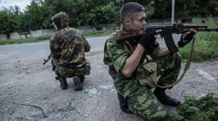 Ожесточенные бои в районе Мариновки, Амвросиевки и Изварино