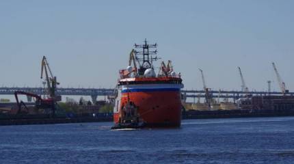 ЛСП «Северный полюс» вернулась на «Адмиралтейские верфи» для подготовки к передаче заказчику