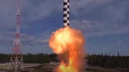 Рогозин анонсировал начало лётных испытаний МБР РС-28 «Сармат»