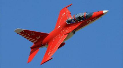 Тренировочные полеты Як-130