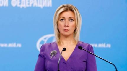 Представитель МИД РФ Захарова прокомментировала посещение Байденом и Зеленским православного собора в Киеве