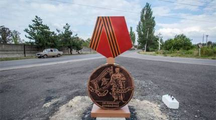 Взрыв в Иловайске на маршруте следования гумконвоя РФ