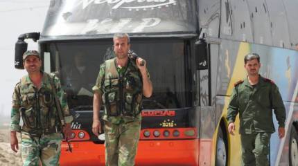 Ситуация в Сирии. Из Хомса выехали 122 автобуса с боевиками