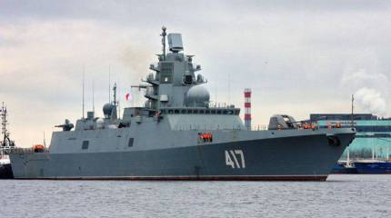 «Адмирал Горшков» прибыл на Беломорскую базу для госиспытаний