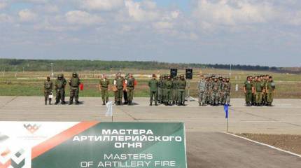 В Саратовской области проходит конкурс "Мастера артиллерийского огня" (фоторепортаж)