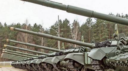 Партия модернизированных Т-72Б3 поступила в ВС Белоруссии