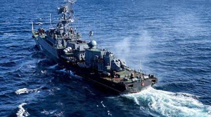 На готовящемся к утилизации малом противолодочном корабле ЧФ России произошёл пожар