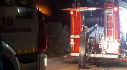 В Крыму на сутки отселят жителей четырех сел неподалеку от загоревшегося полигона