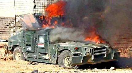 Боевики "щелкают" американские "Хаммеры" в Ираке как орешки