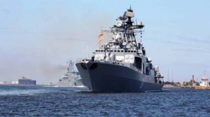 Отряд надводных кораблей Северного флота прибыл в Финский залив