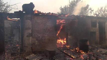 Отступающие из Кировска боевики ВСУ сжигают трупы погибших, скрывая потери