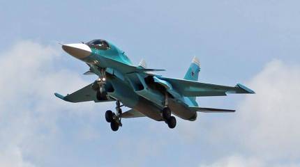 ВВС РФ получили очередной фронтовой бомбардировщик Су-34