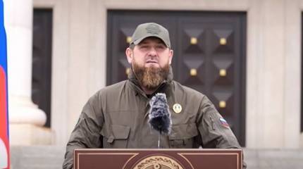 Глава Чеченской республики Рамзан Кадыров прибыл на Украину