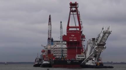 Российский вице-премьер назвал длину недостроенного участка «Северного потока - 2»