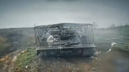 Показаны новые кадры поражения FPV-дронами техники ВСУ в Белгородской области