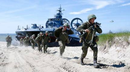 Военнослужащие РФ десантировались на побережье Балтики в рамках учений ЗВО