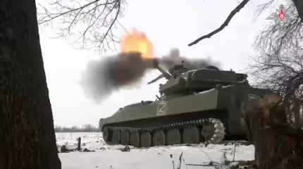 Самоходные орудия 2С34 «Хоста» участвуют в Спецоперации