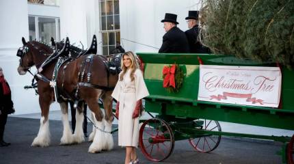 Презентация рождественского убранства Белого дома проходила в «русском стиле»