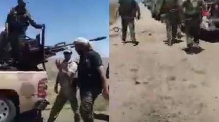 Шли по краю дороги: в сети появилось видео с места гибели российского генерала в Сирии