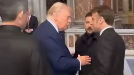 «От него отмахнулись, как от лакея»: Лидер партии «Вставай, Франция» Дюпон-Эньян призвал Макрона уйти в отставку после унижения от Трампа