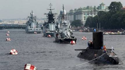 В военно-морском параде в Петербурге примут участие новейшие корабли