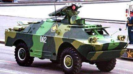 Боевая машина противотанкового комплекса 9П148 «Конкурс». Инфографика