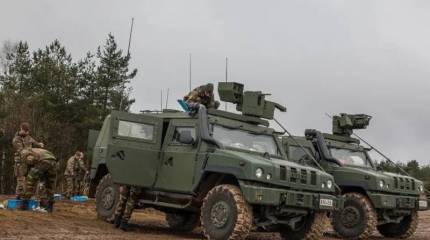 Украина получила партию снятых с хранения бельгийской армии бронеавтомобилей Iveco LMV IMV