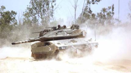 Самый современный танк на самой опасной границе: репортаж с границы с сектором Газа