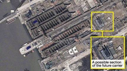 СМИ: Китай скрытно строит свой первый отечественный авианосец