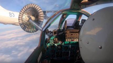 Дозаправку Су-34 и МиГ-31 показали из кабины лётчика