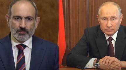 В сети обсуждается телефонный звонок Пашиняна Путину